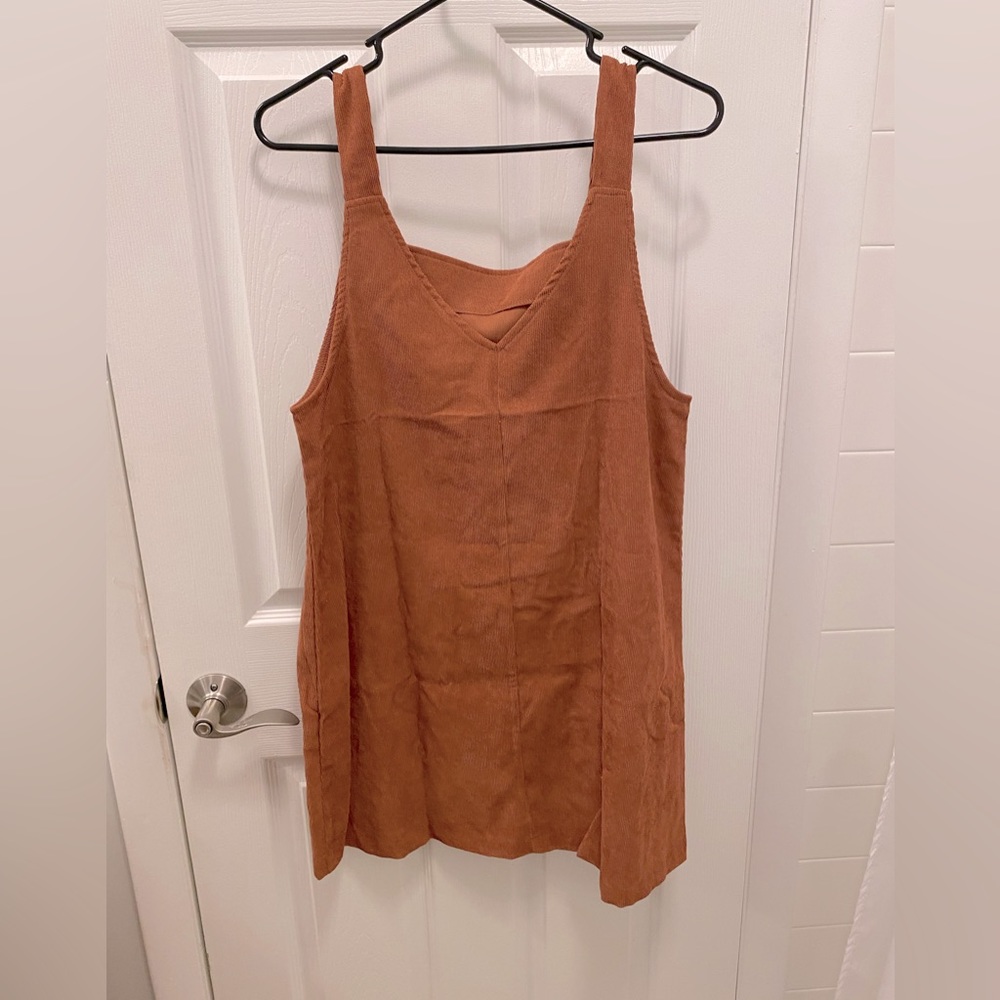 Womens corduroy overall dress size medium